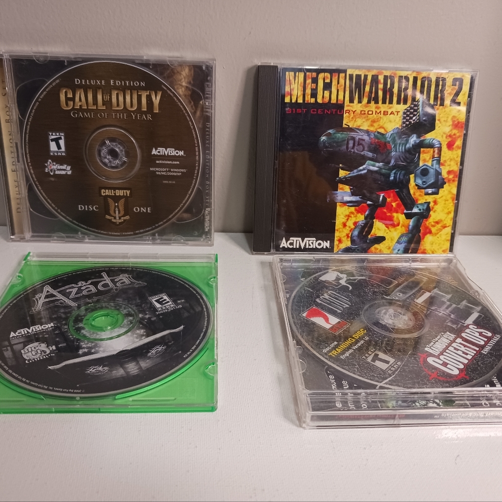 PC cd lot of four